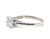  Cathedral Diamond Engagement Ring IGI Lab Created 1.22ct D-VS Ideal Sitara 18K 