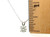  Diamond Solitaire Pendant 1.00 Carat Mined Round Brilliant 14K White Gold Adjustable Chain 1ct 