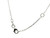  Diamond Solitaire Pendant .80 Carat Mined Round Brilliant 14K White Gold Adjustable Chain 