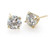 Diamond Stud Earrings Lab Grown 3 Carat G VS1 IGI Ideal Cut 3ct 4 Prong 14K Yellow  Gold