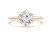  Diamond Engagement Ring 3 Carat RBC Solitaire F VS1 IGI Certified Ideal 3ct Lab Grown 14K Yellow Gold 