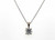  Diamond Pendant Necklace 3 Carat F VS1  Ideal Chain IGI 4 Prong 3ct Lab Grown 14K White Gold 