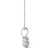  Diamond Pendant Necklace 3 Carat F VS1 Ideal Chain 4 Prong IGI 3ct Lab Grown 14K White Gold 