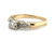 Deco Diamond Ring Mined 1/3ct Transitional Original 1930s-1940's 14K Yellow Gold