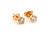 Diamond Stud Earrings Natural Mined Round .50ct 4 Prong Push Back 14K Yellow Gold