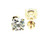  Diamond Stud Earrings 2.10 Carat D VS1 IGI Certified Lab Created Ideal 2ct 4 Prong Screwback 14K Yellow Gold 