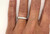 Channel Set Diamond Wedding Band .25ct Mined 14K Anniversary Ring Die Struck 3mm