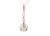 Victorian Diamond Pearl Lavalier Pendant Necklace 14K Old Mine Original 1880's