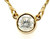 Diamond Solitaire Pendant 1 Carat Mined Bezel Set RBC 14K Yellow Gold Chain 1ct