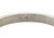 Retro Diamond Wedding Ring Anniversary Band Mined .10ct Platinum Original 1940's-1950's
