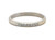 Retro Diamond Wedding Ring Anniversary Band Mined .10ct Platinum Original 1940's-1950's