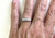 Art Deco Diamond Wedding Ring Anniversary Band Mined .25ct Platinum Original 1930's