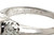  Art Deco Sapphire Diamond Engagement Ring .72ct Antique Platinum KSK 1947 