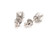 Diamond Stud Earrings 1 Carat 4 Prong 14K White Gold Screwback Mined 1ct