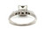  Art Deco Diamond Engagement Ring Mined .80ct Transitional Original 1940's-1950's Platinum 