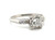  Art Deco Diamond Engagement Ring Mined .80ct Transitional Original 1940's-1950's Platinum 