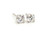 Diamond Stud Earrings Mined .75ct Round Brilliant Cut 14K White Gold Pushback