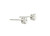 Diamond Stud Earrings Mined .75ct Round Brilliant Cut 14K White Gold Pushback