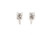Diamond Stud Earrings Mined .75ct Round Brilliant Cut 14K White Gold Pushback