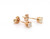 Diamond Stud Earrings 1/3ct Mined 4 Prong 14K Yellow Gold Pushback