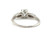Art Deco Diamond Engagement Ring Mined 1/2 Carat Original 1947 Platinum .50ct