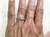 Art Deco Diamond Wedding Ring Anniversary Band Mined .25ct Platinum Original 1920's-1930's