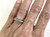 Art Deco Diamond Engagement Ring Wedding Band Set Mined .35ct Original 1930's 14K