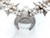 Charlie John Turquoise Coral  Squash Blossom Necklace Navajo Sterling Silver
