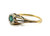 Art Deco Emerald Solitaire Engagement Ring .26ct Rare 18K Yellow Gold Original 1910's-1920's Art Deco Emerald Solitaire Engagement Ring .26ct Rare 18K Yellow Gold Original 1910's-1920's