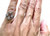  Art Deco Diamond Platinum Cocktail Ring Mined .63ct Filigree Original 1920s 