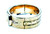  Victorian Buckle Bangle Bracelet Antique Engraved Original 1850's-1870's Size 6 