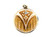  Victorian Engraved Locket 39mm Old Mine Cut Diamond Original 1890's 