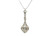  Victorian Diamond Necklace Pendant .40ct Old Mine Cushion 14K Original 1880's-1890's 
