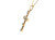  Diamond Cross Crucifix Pendant Necklace Mined .25ct Yellow Gold 
