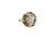  Art Deco Single Diamond Stud Earring Old Euro Mined .20ct Screwback Original 1920's 14K 