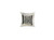  Bling Diamond Single Earring Mined 1ct Look Screwback White Gold 
