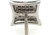  Bling Diamond Single Earring Mined 1ct Look Screwback White Gold 