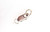  Diamond Solitaire Pendant Necklace Mined .15ct 14K White Gold Floating Vanishing Chain 