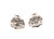 Diamond Stud Earrings Mined Round 14K White Gold Pushback .40ct Look   Diamond Stud Earrings Mined Round 14K White Gold Pushback .40ct Look