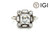 Art Deco Diamond Engagement Ring Asscher 2.17ct IGI Original 1920's Platinum