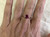  Victorian Ruby Solitaire Cocktail Ring 1.50ct Antique 14K Yellow Gold Original 1880's 