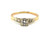  Art Deco Diamond Engagement Ring Mined .30ct 1930-1940 14K White & Yellow Gold 