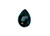 GIA Certified Mined Black Opal Pear Cut Cabochon Gemstone 1.07ct