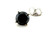  Black Diamond Single Stud Earring RBC Pushback 1ct Size Mined 14K 1 Carat 