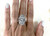 Art Deco 5 Stone Diamond Platinum Cocktail Ring Old Mine Cushion 1.47ct Original 1920's