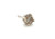 Diamond Single Stud Earring Mined .54ct EGL Certified RBC 14K White Gold