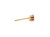  Ruby Single Stud Earring .10ct Round 14K Yellow Gold July Birthstone 