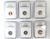  6pc Assorted 2005 S NGC Certified 69 Ultra Cameo 1C 5C 25C 