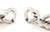 Tiffany & Co. Heart Link Chain Necklace Sterling Silver 925 18K Yellow Gold
