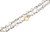 Tiffany & Co. Heart Link Chain Necklace Sterling Silver 925 18K Yellow Gold